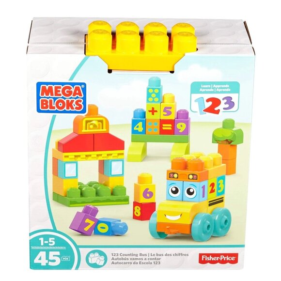 Mega Bloks Building Basics 123 Counting Bus - Picture 6 of 6